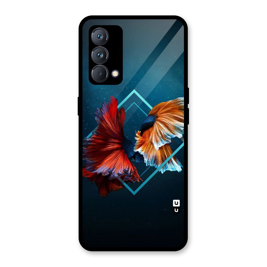 Butterfly Diamond Design Glass Back Case for Realme GT Master Edition