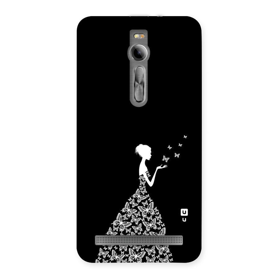 Butterfly Dress Back Case for Asus Zenfone 2