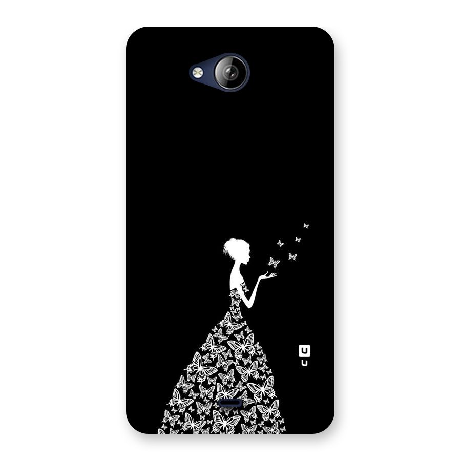 Butterfly Dress Back Case for Canvas Play Q355