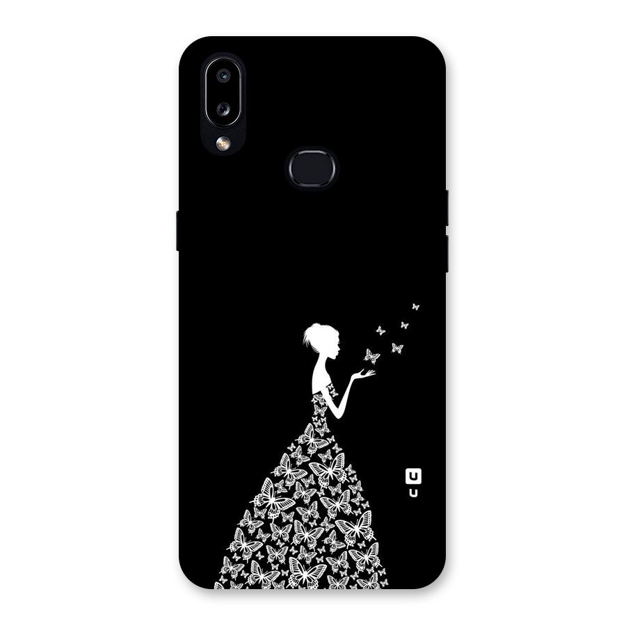 Butterfly Dress Back Case for Galaxy A10s
