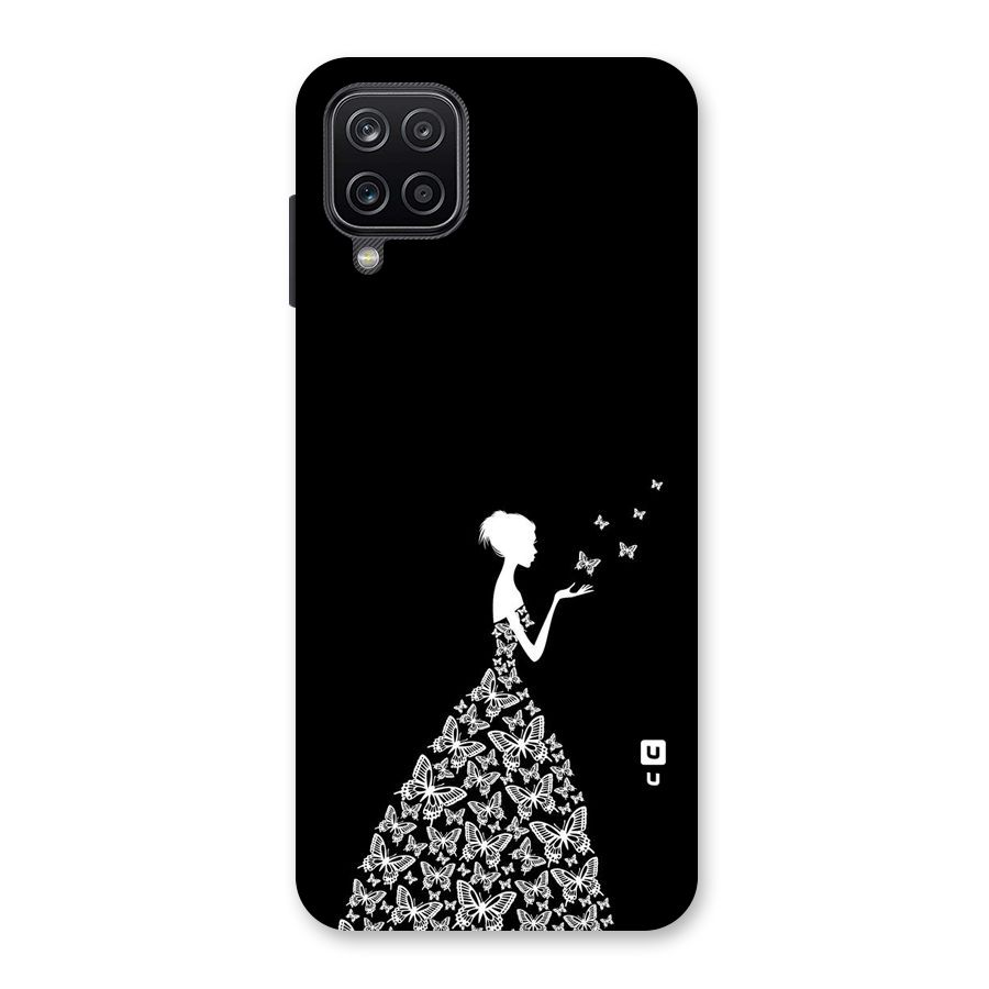 Butterfly Dress Back Case for Galaxy A12