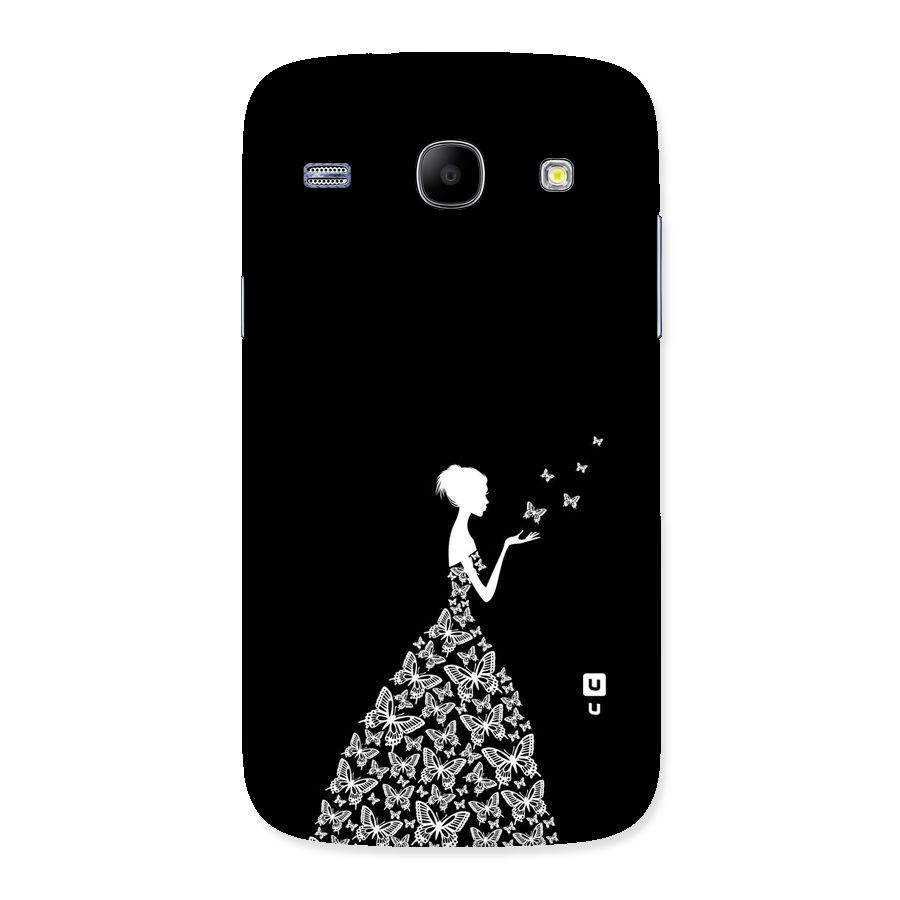 Butterfly Dress Back Case for Galaxy Core