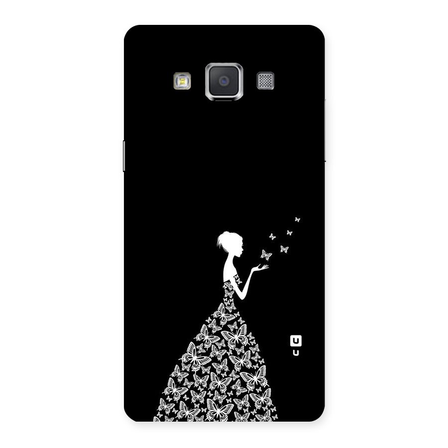 Butterfly Dress Back Case for Galaxy Grand Max