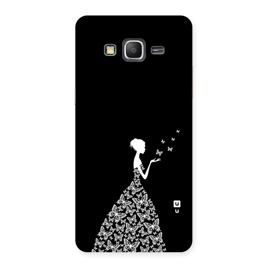 Butterfly Dress Back Case for Galaxy Grand Prime