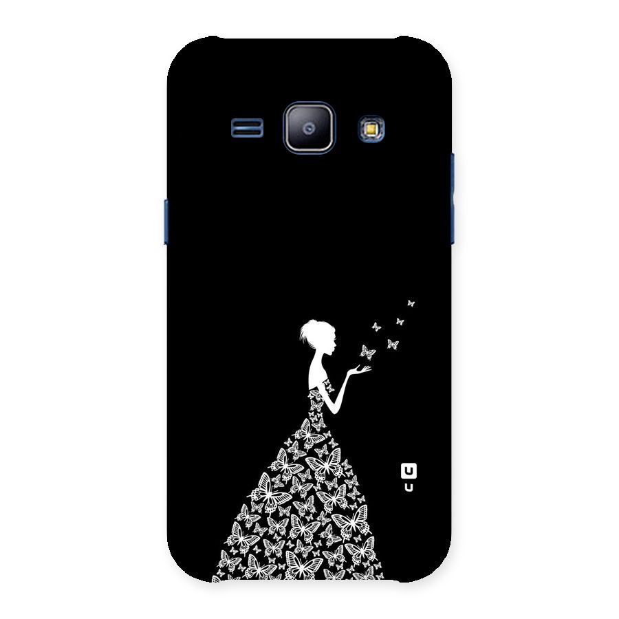 Butterfly Dress Back Case for Galaxy J1