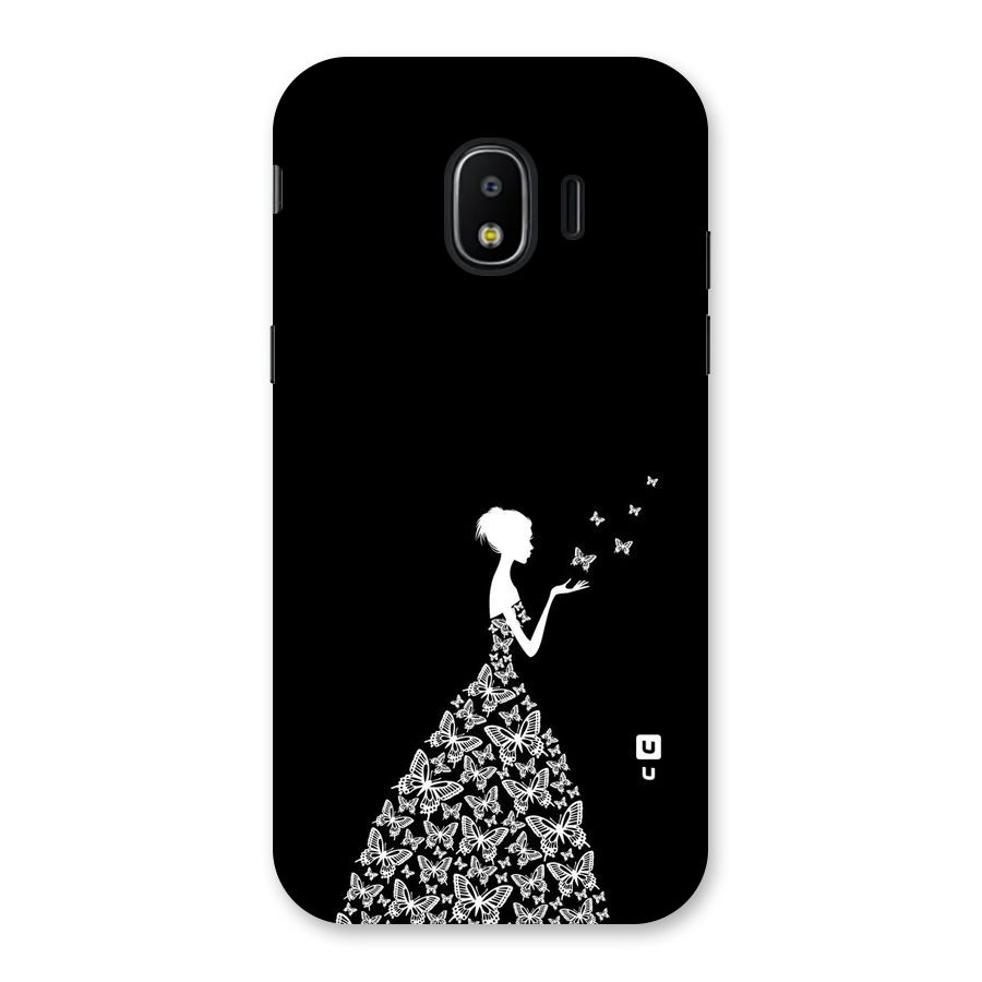 Butterfly Dress Back Case for Galaxy J2 Pro 2018
