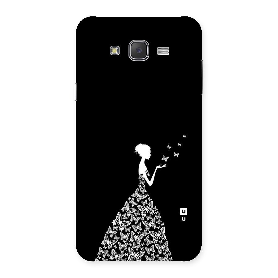 Butterfly Dress Back Case for Galaxy J7