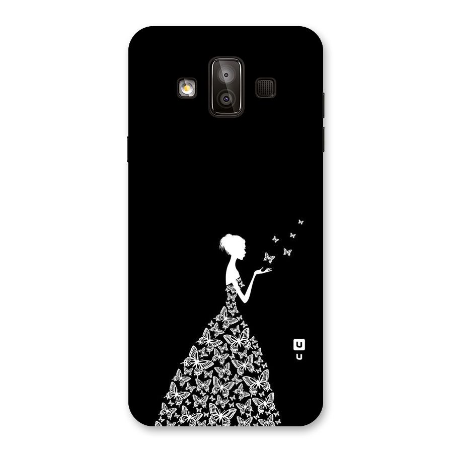 Butterfly Dress Back Case for Galaxy J7 Duo