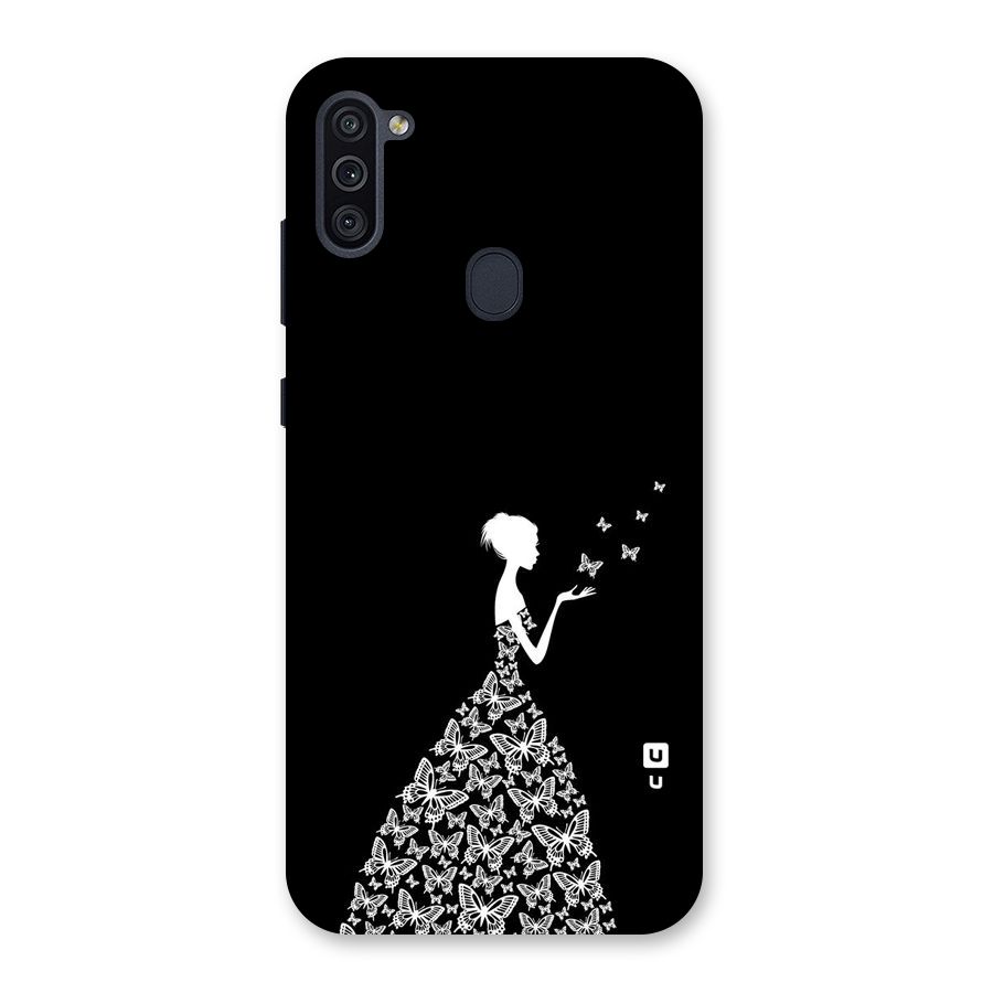Butterfly Dress Back Case for Galaxy M11
