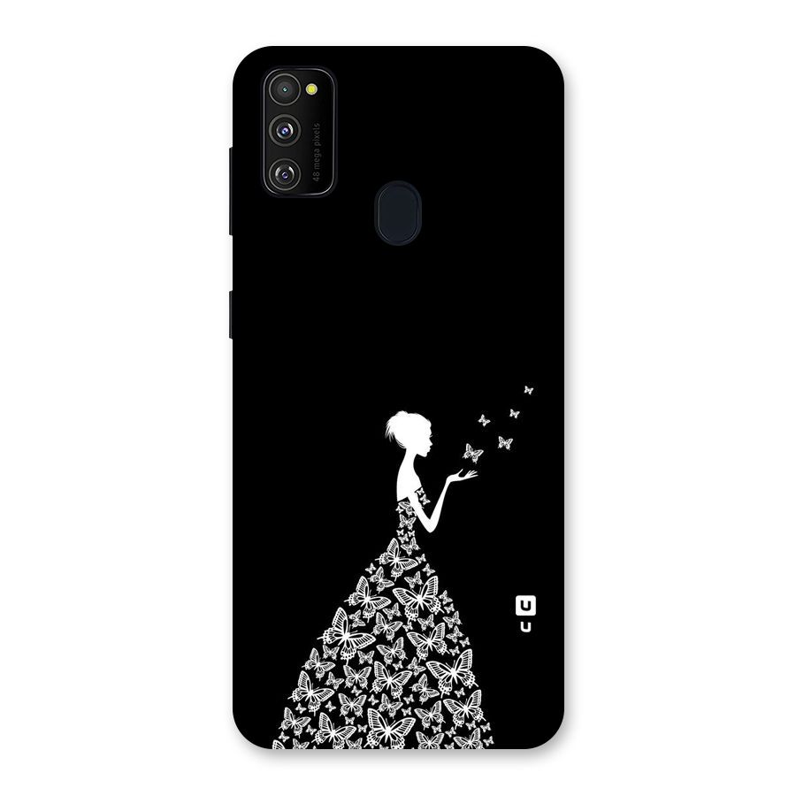 Butterfly Dress Back Case for Galaxy M30s