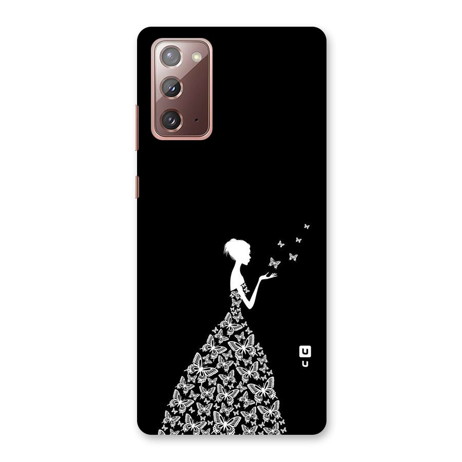 Butterfly Dress Back Case for Galaxy Note 20