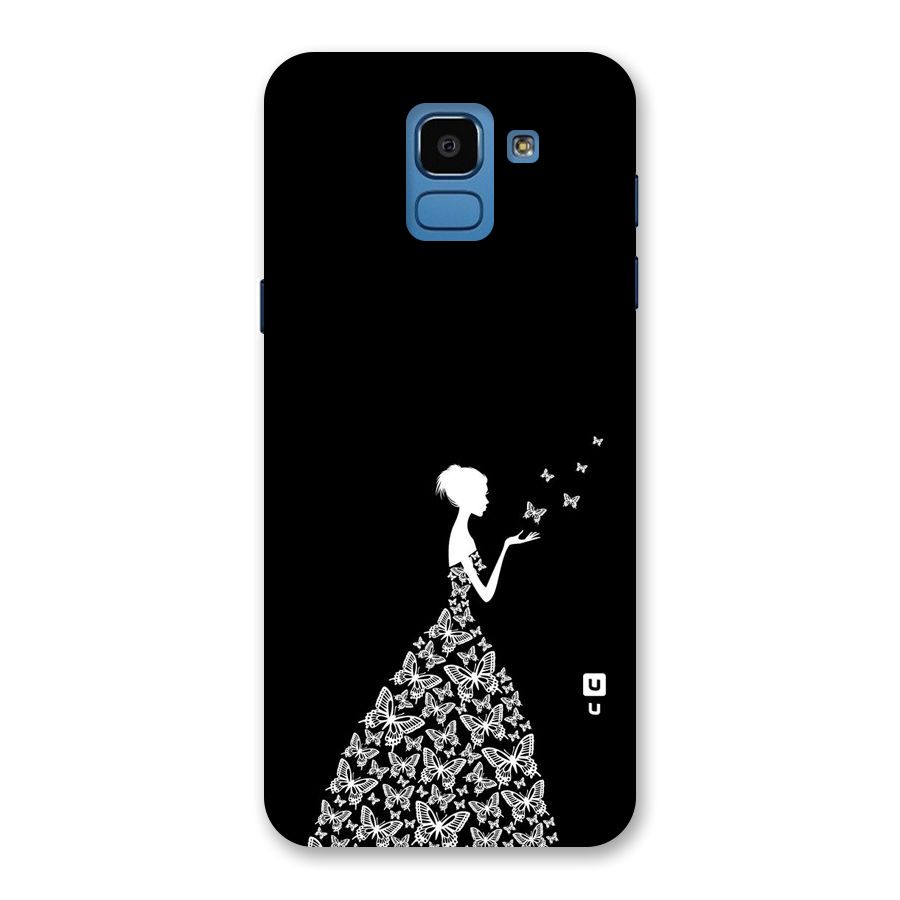 Butterfly Dress Back Case for Galaxy On6