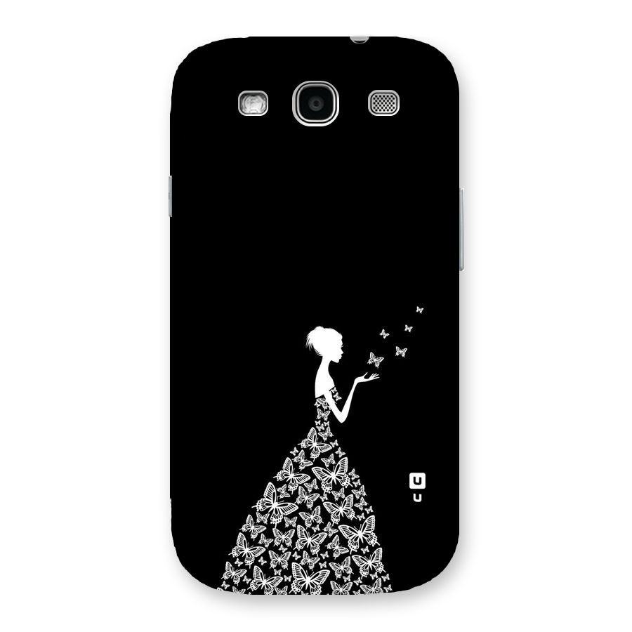 Butterfly Dress Back Case for Galaxy S3