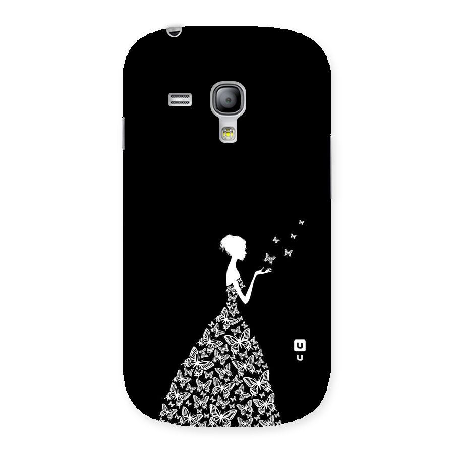 Butterfly Dress Back Case for Galaxy S3 Mini