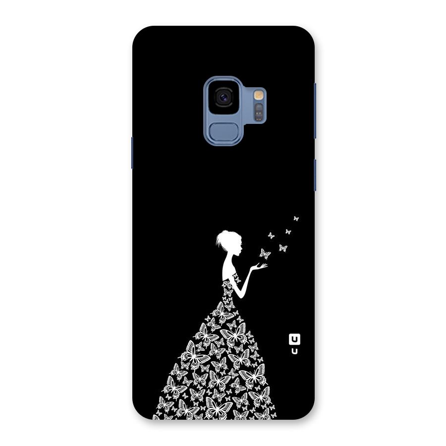 Butterfly Dress Back Case for Galaxy S9
