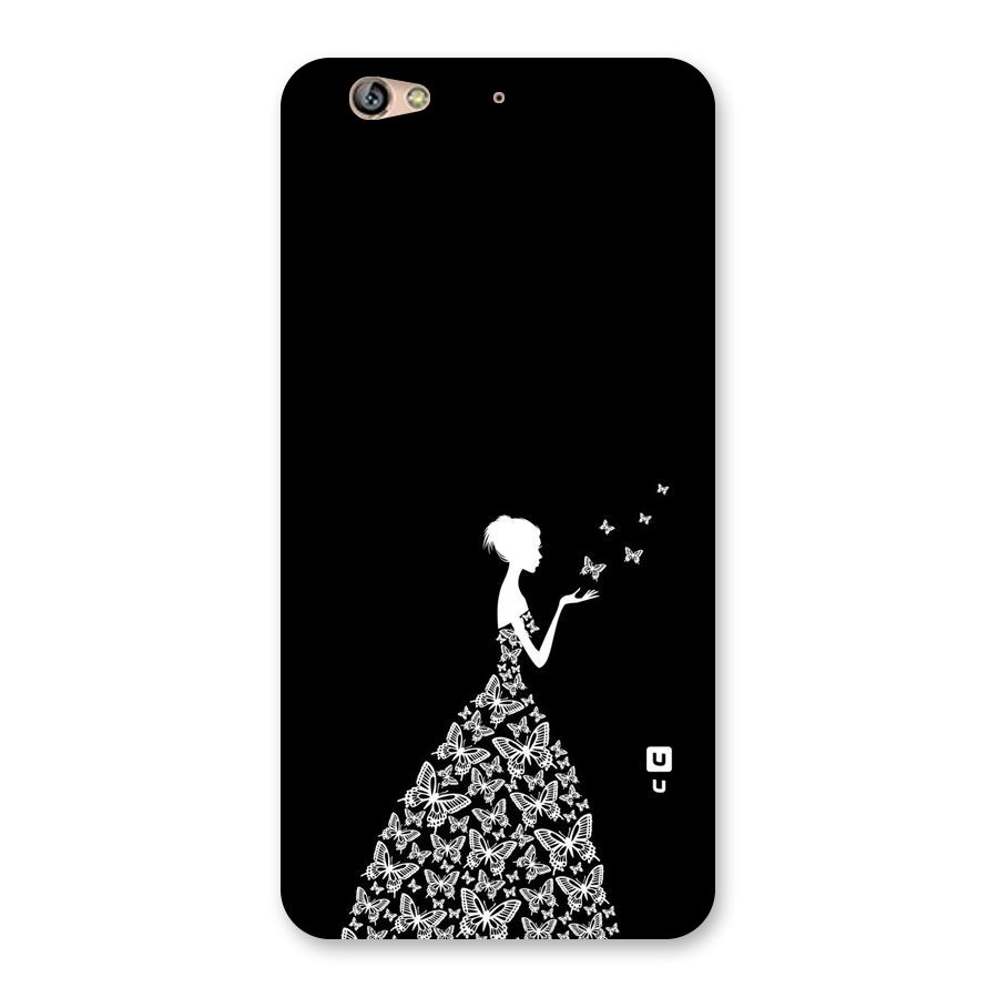 Butterfly Dress Back Case for Gionee S6
