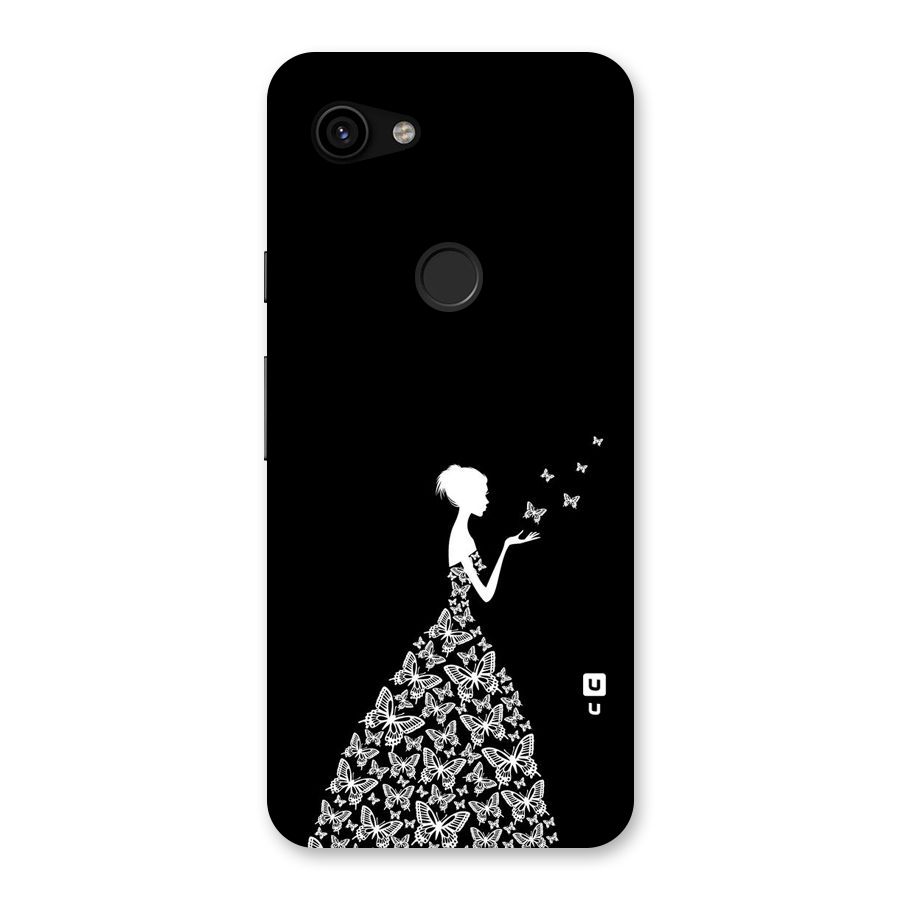 Butterfly Dress Back Case for Google Pixel 3a