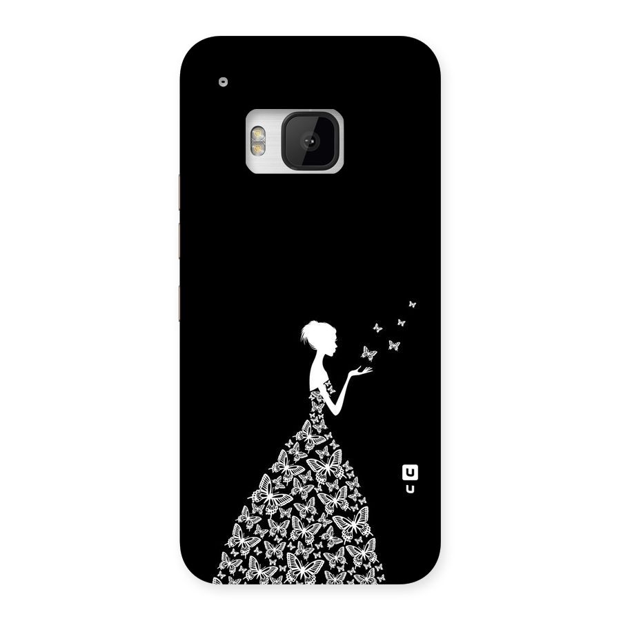 Butterfly Dress Back Case for HTC One M9