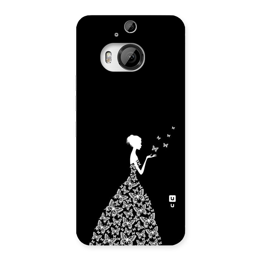 Butterfly Dress Back Case for HTC One M9 Plus
