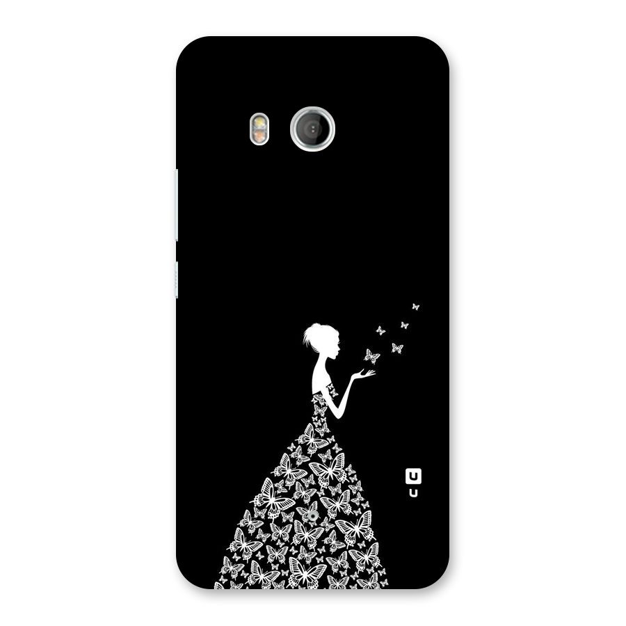 Butterfly Dress Back Case for HTC U11