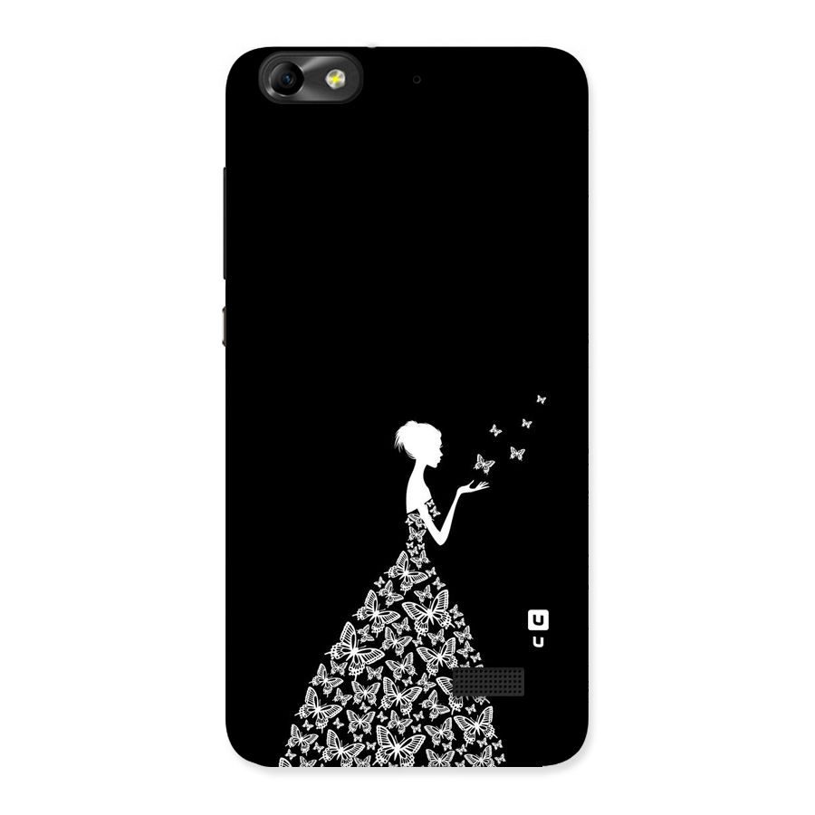 Butterfly Dress Back Case for Honor 4C