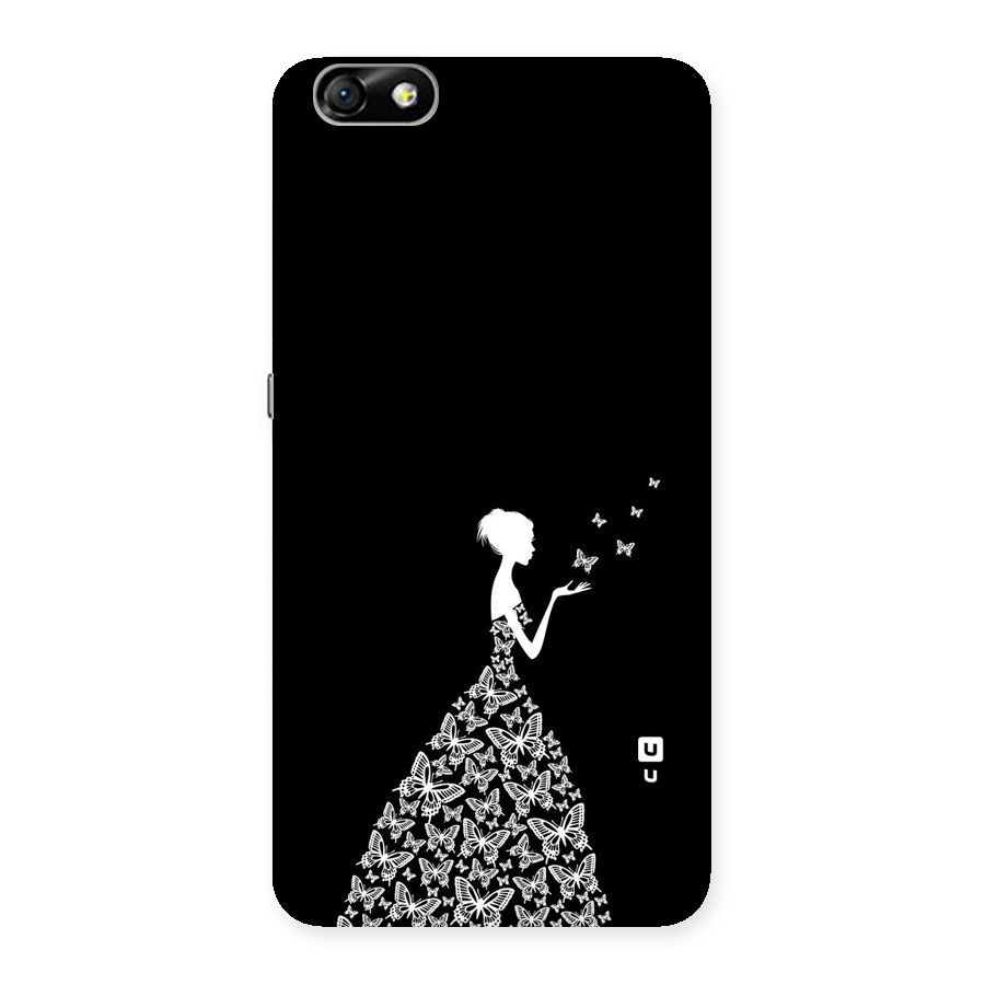 Butterfly Dress Back Case for Honor 4X