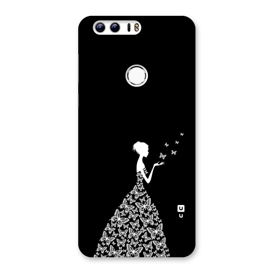 Butterfly Dress Back Case for Honor 8
