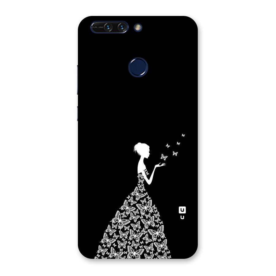 Butterfly Dress Back Case for Honor 8 Pro