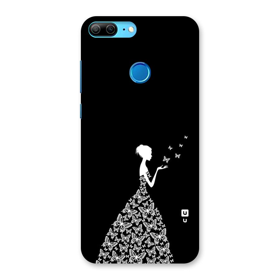 Butterfly Dress Back Case for Honor 9 Lite