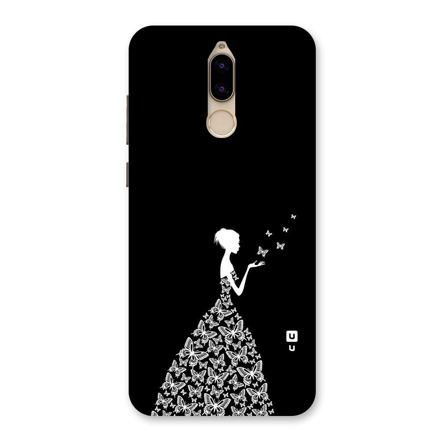 Butterfly Dress Back Case for Honor 9i