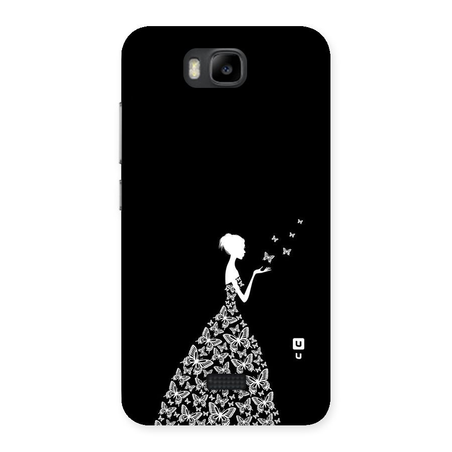 Butterfly Dress Back Case for Honor Bee
