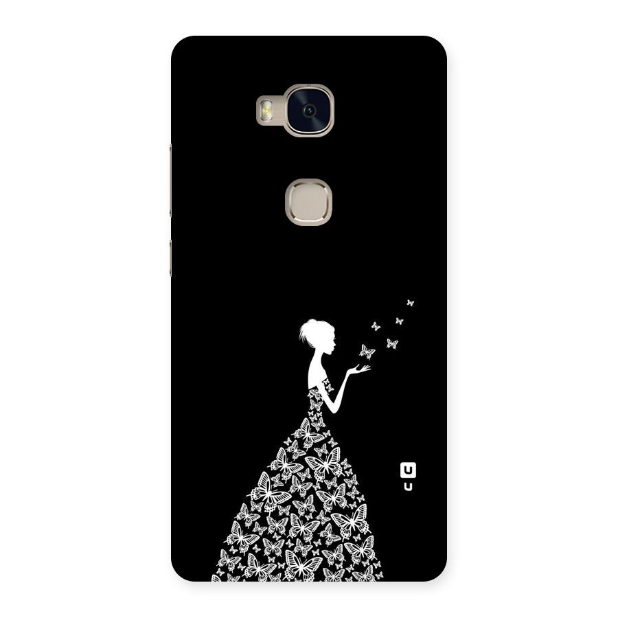 Butterfly Dress Back Case for Huawei Honor 5X