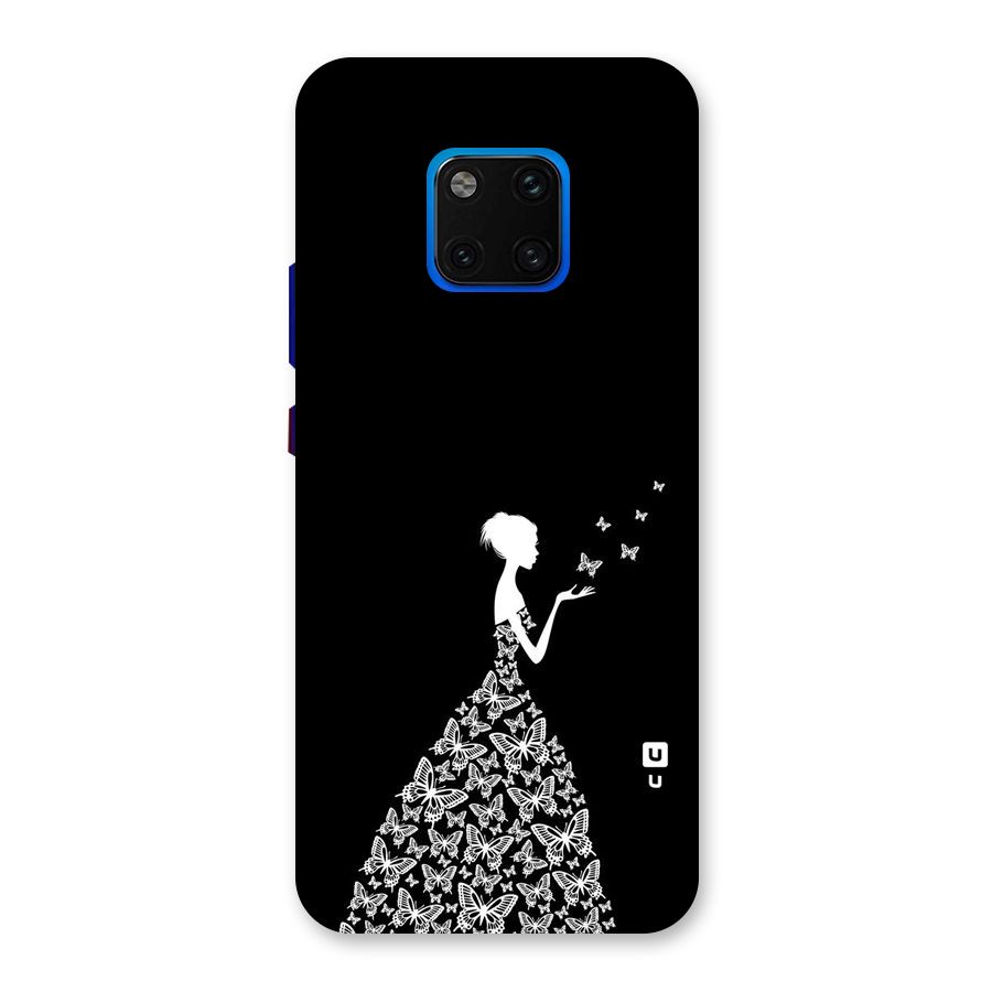 Butterfly Dress Back Case for Huawei Mate 20 Pro
