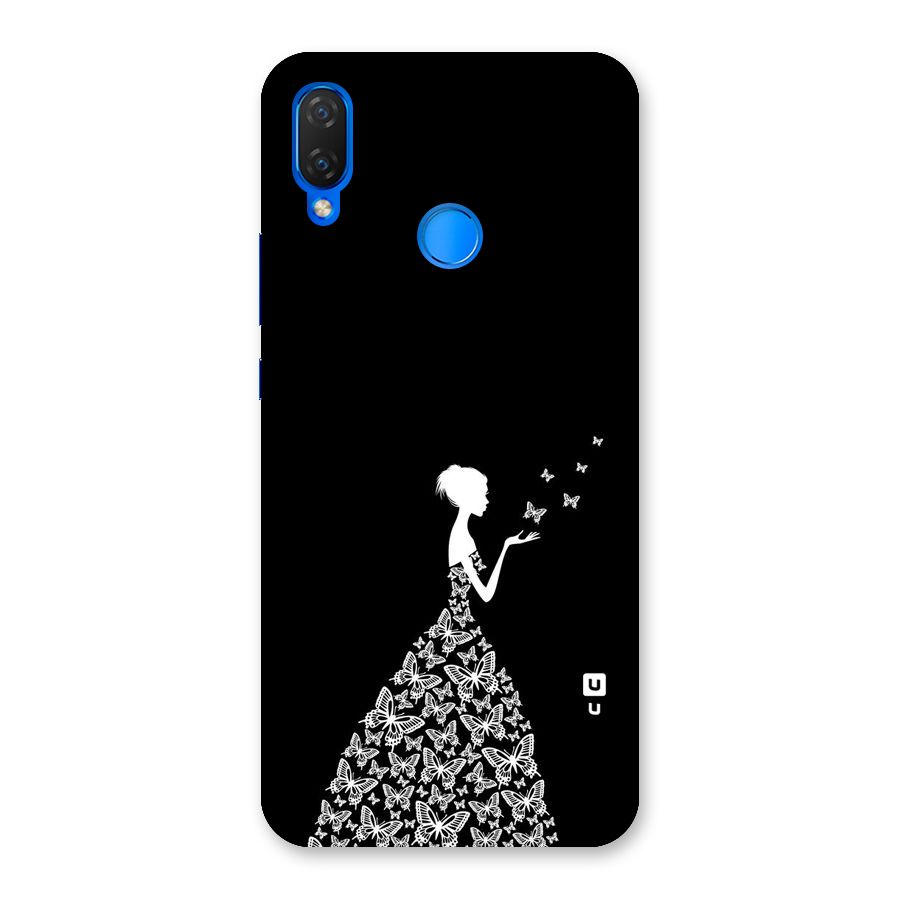 Butterfly Dress Back Case for Huawei P Smart+