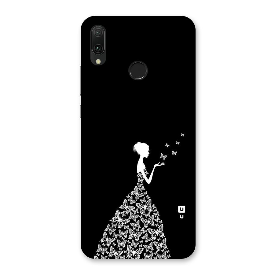 Butterfly Dress Back Case for Huawei Y9 (2019)