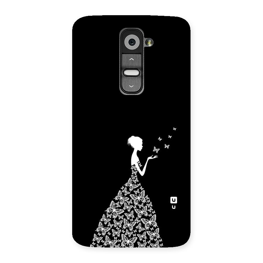 Butterfly Dress Back Case for LG G2