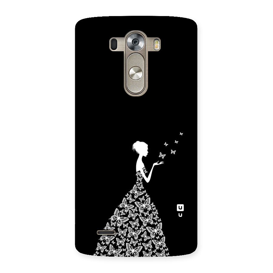 Butterfly Dress Back Case for LG G3