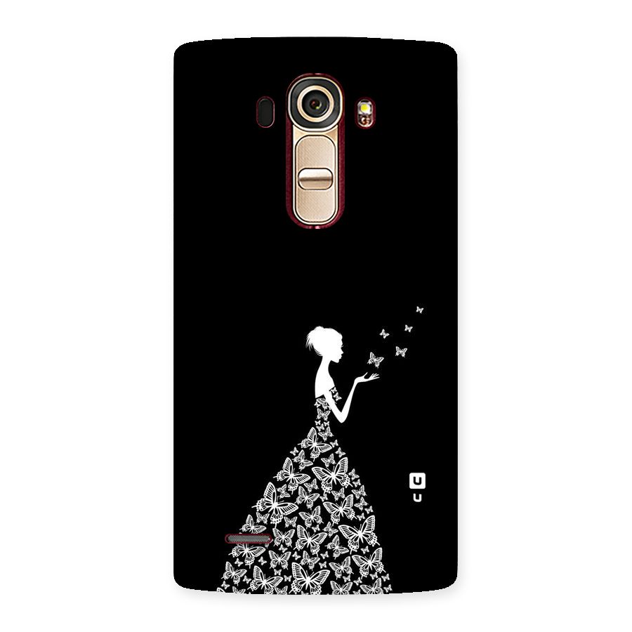 Butterfly Dress Back Case for LG G4