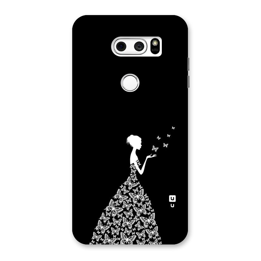 Butterfly Dress Back Case for LG V30