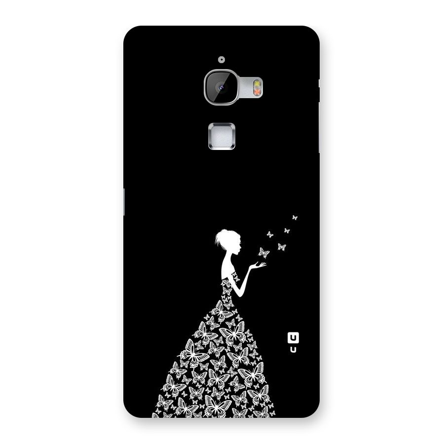 Butterfly Dress Back Case for LeTv Le Max