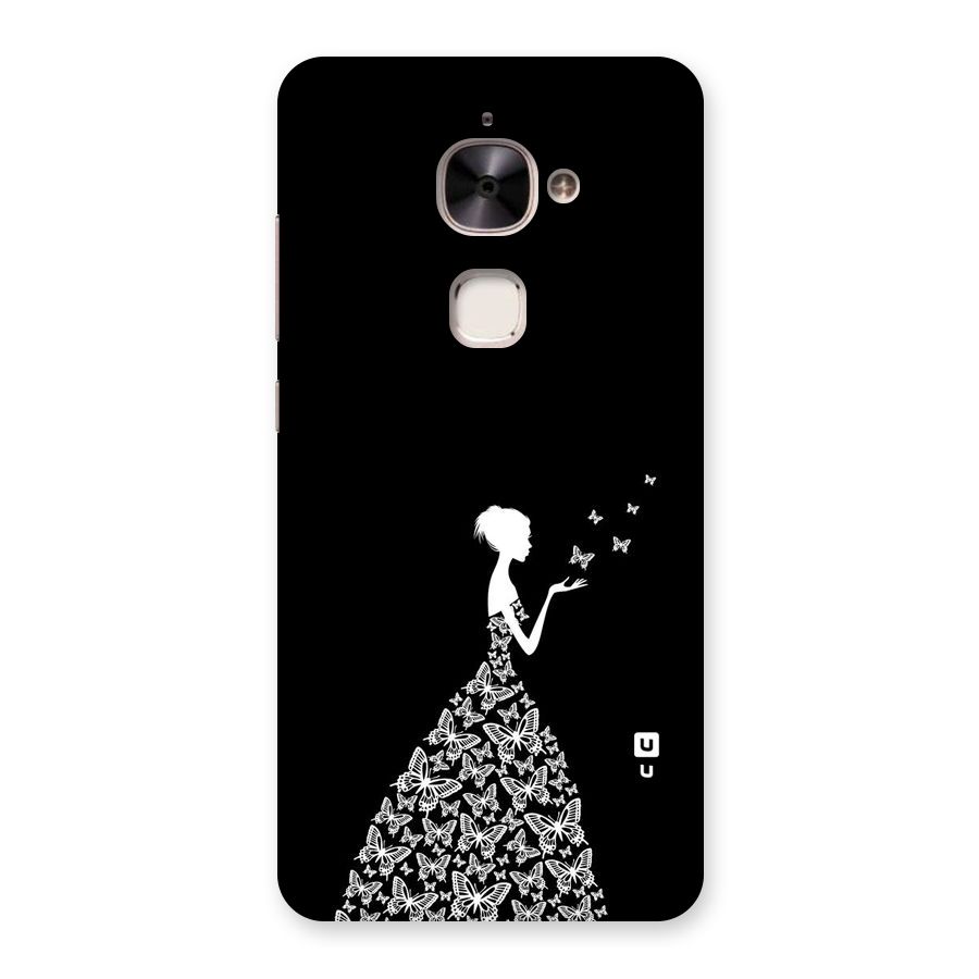 Butterfly Dress Back Case for Le 2