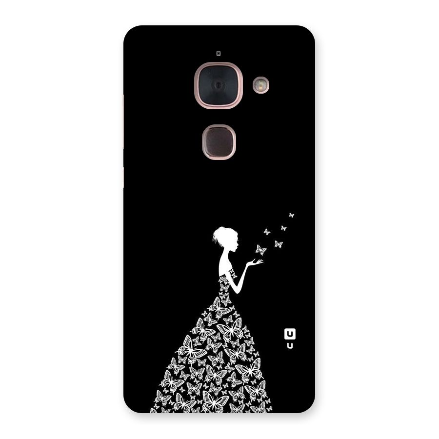 Butterfly Dress Back Case for Le Max 2