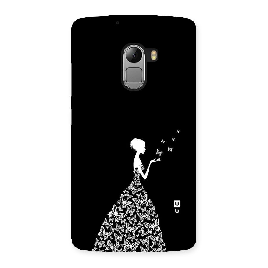 Butterfly Dress Back Case for Lenovo K4 Note