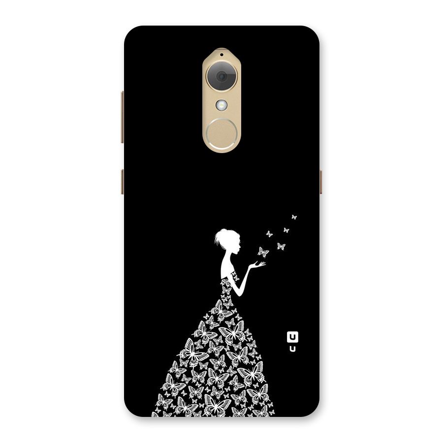Butterfly Dress Back Case for Lenovo K8