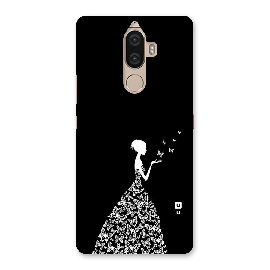 Butterfly Dress Back Case for Lenovo K8 Note