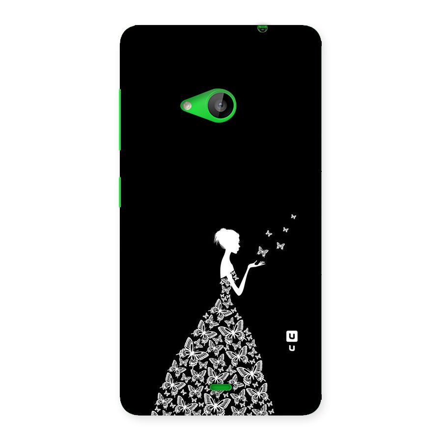 Butterfly Dress Back Case for Lumia 535