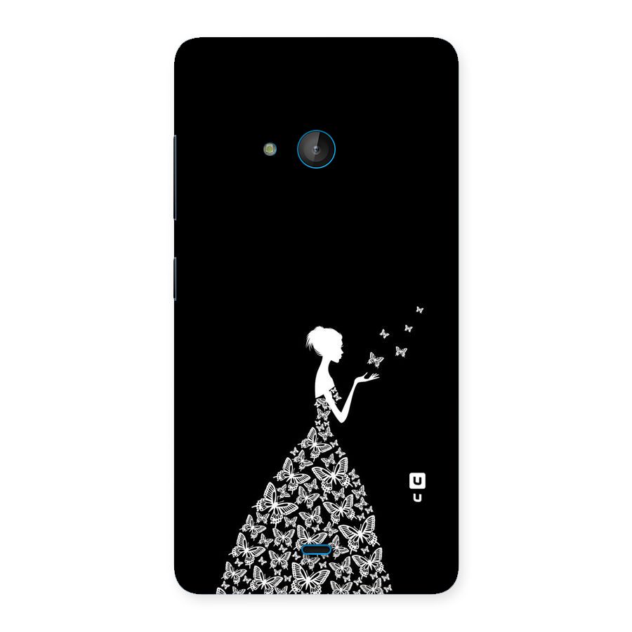 Butterfly Dress Back Case for Lumia 540