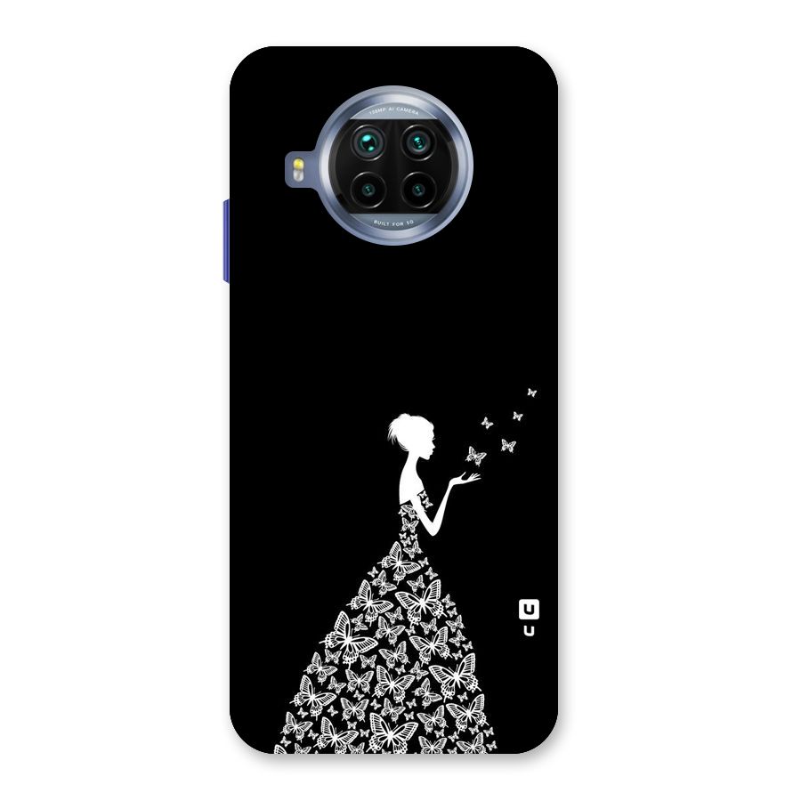 Butterfly Dress Back Case for Mi 10i