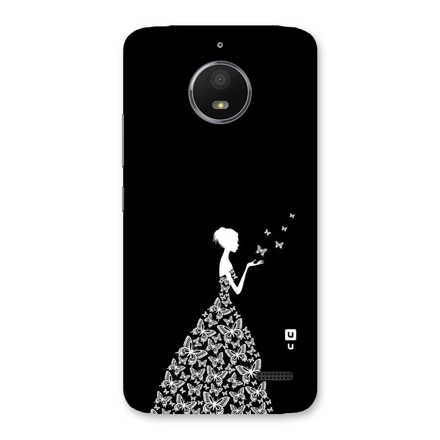 Butterfly Dress Back Case for Moto E4
