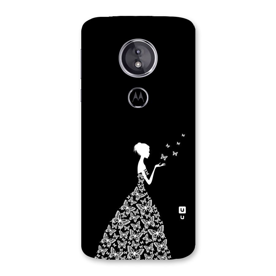 Butterfly Dress Back Case for Moto E5